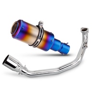 motorcycle exhaust pipe gy6 exhaust system tank 200 efi scooter for yamaha zuma gy6 200cc