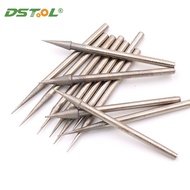 10Pcs Engraving Tool Diamond Grinding Head 0.6~4mm D Needle Grinding Bits Burrs Carving Tools 2.35mm