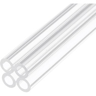 12" Clear Plastic Rigid Pipe 5mm ID x 8mm OD (3/16" ID x 5/16" OD) Acrylic Round Polycarbonate Tubin