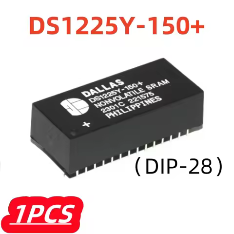 1Pcs/lot 100% New DS1225Y-150+ DS1225Y-150 DS1225Y DS1225 DIP28 Original In Stock