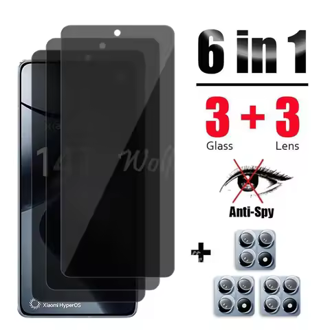 Anti Spy Screen Protector For Xiaomi 14T Pro Glass Xiaomi 14T Pro Glass Privacy Peep Film Xiaomi 14T