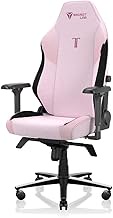 Secretlab Titan Evo Plush Pink Gaming Chair - Reclining - Ergonomic &amp; Comfortable Computer Chair with 4D Armrests - Magnetic Head Pillow &amp; 4-Way Lumbar Support - Small - Pink - Fabric