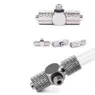 5PCS M3 M5 M6 Thread Pneumatic Straight Fitting, 4mm 6mm Tube OD Air Pipe Connector