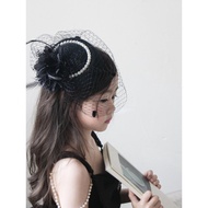 Republic of China Ladies Veil Hair Accessories Show Catwalk Top Hat
