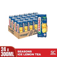 F&N Seasons Ice Lemon Tea Cans Drinks 300ml x 24 (1 Carton)