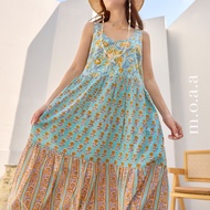 Blue Peony Dress | Moaa Collection