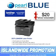 [$20 Ntuc voucher redemption from Brother] Brother DCP-L2640DW Laser Printer - Mono Laser Multi-Func