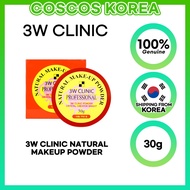 3W Clinic Natural Makeup Powder 30g / Adhesion / oil removal / naturalness / Brightness