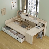 Tatami Bed Desk Integrated Multifunctional Storage Storage Bed