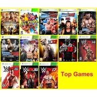 WWE  2007-2K17-All Star มวยปล้ำ แผ่นเกม xbox360  สำหลับเครื่องแปลงระบบ RGH/JTAC  LT2.0 LT3.0