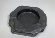 日本  赤間硯 古董 大型 石雕 石製 煙灰缸 菸灰缸 硯台 原石 原礦