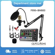 NETPAC F998 Bluetooth Live Sound Card, External USB Audio Sound Card for Streaming