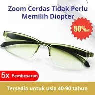 ⚡SG Stock⚡Smart zoom reading glasses/ Blue light protection high-definition reading glasses/ 100-500