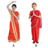 United Nations India Indian Girl Costume Bangladesh Laos Traditional Attire for Girls Kids