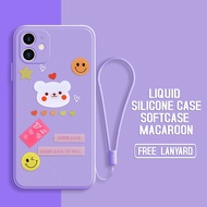 Softcase Macaron Oppo A54 Tali Lanyard Custom Case | SCM-171 | OPPO A53 2020 | OPPO A39 | OPPO F11 PRO | OPPO A15 | OPPO A5/A3S | OPPO RENO 4F | OPPO A94 | OPPO A7/A5S | OPPO A16 | OPPO F7 | Case Macaron | Case Hp Camera Protector