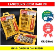 Obeng Set 32 in 1 pc pcs 32pcs 32 pc Komputer Laptop Hp