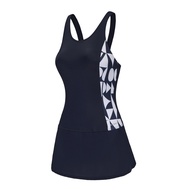 NABAIJI Women’s one-piece swimsuit Vega skirt NAVY TRIA