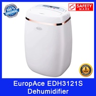 EuropAce EDH3121S | EDH 3121S Dehumidifier. 12L Moisture Removal. Real Time Humidity Display. 2.5L Tank Capacity. Safety Mark Approved. 1 Year Warranty.