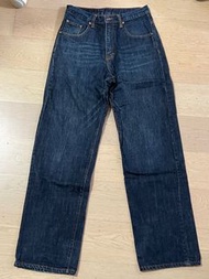 型仔 男仔男人正版正牌 不是Levi’s Edwin 潮流品牌 懷舊古著vintage clothing 珍藏環保 IT牌品深藍色Jeans牛仔褲 美國 the Zoo York Institute 