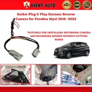 Socket Plug & Play Harness Reverse Camera untuk Perodua Myvi 2018 -2022