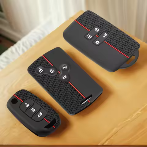 Silicone Key Case Cover Fob For Renault Koleos Captur Megane Clio Scenic Talisman Arkana For Dacia S