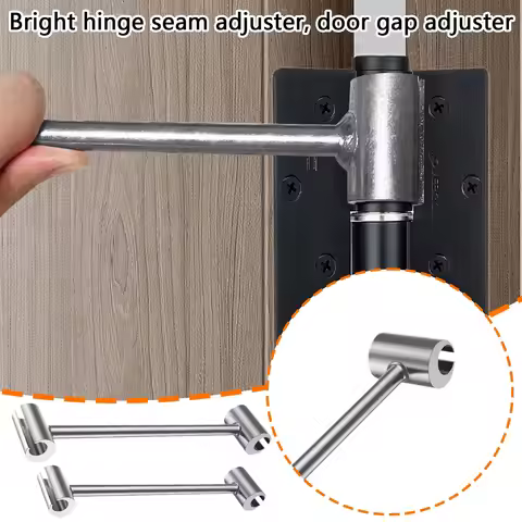 21/23cm Door Hinge Adjuster Tool Exposed Hinge Metal Adjuster Door Gap Regulating Tool Flag Hinge Ad