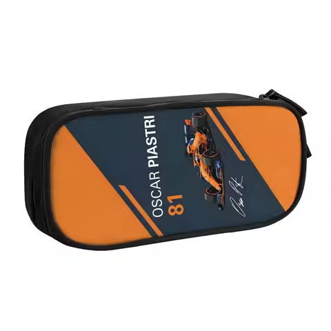 Korean O-Oscars P-Piastris Art Driver Pencil Case for Boys Girls Australian Racing Large Storage Pen