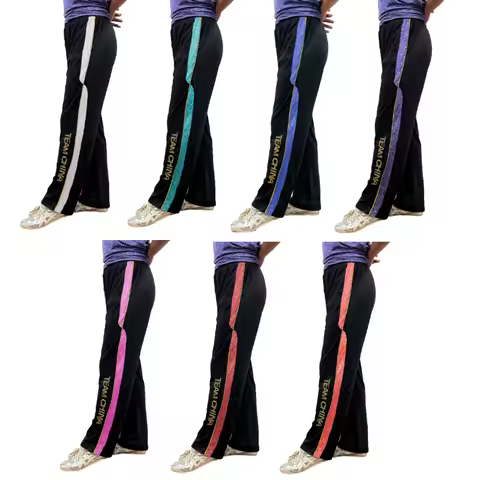 Stretch Kung Fu Tai Chi Martial Arts Pants Quick Dry Fabric Elastic Comfortable Fit For Training Tea