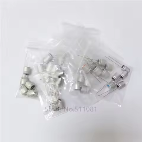 40pcs DIP Solid Capacitor Kit 2.5V 4V 6.3V 16V 100UF 270UF 560UF 680UF 820UF 1000UF for Computer Mai