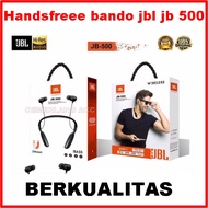 Handsfree bando bluetooth jbl JB 500 full bass BERKUALITASS