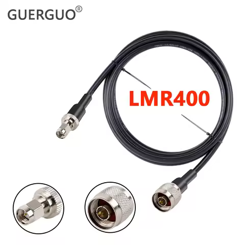 1PC 1 M 2M 3M 10M SMA Male to N Male Connector Plug LMR400 Cable Cord 50 Ohm 50-7 RF Coaxial Extensi