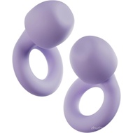 2KQO Loop Quiet 2 Ear Plugs - Ultra-Comfy Reusable Noise-Reducing Earplugs for Sleep, Deep Focus, Tr