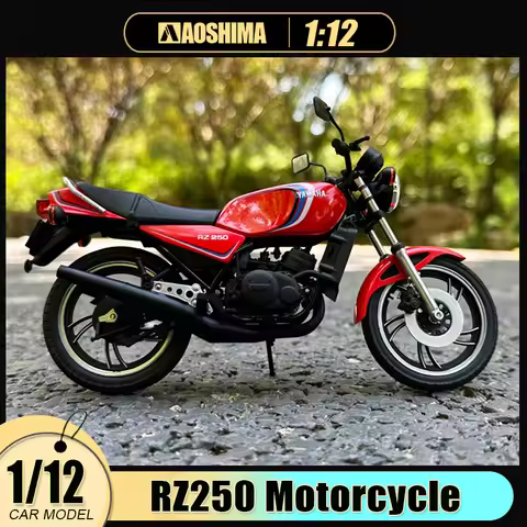 AOSHIMA diecast model 1/18 RZ250 Motorcycle - Birthday Gift & Collector's Item