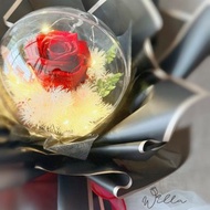 永生花 不凋花 乾燥花束 生日花束 波波球花束 情人節花束