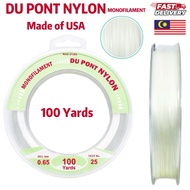 【FL008】DUPONT NYLON MONOFILAMENT 100YARDS Fishing Line Nylon String Leader Line