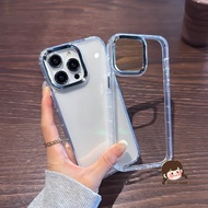 Simple Clear Plating Phone Case For IQOO Z10 Lite Z9 Turbo Plus Z9S Pro Z9X Z5X Z3 Z1 U5 U5X U5E U3 