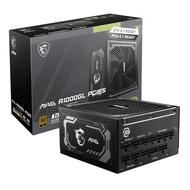MAG A1000GL PCIE 5 Gaming Power Supply - ATX 3.1 & PCIE 5.1 Ready - Full Modular - 80 Plus Gold Cert