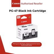 CANON PG-47 Black Ink Cartridge (15ML) for E400 / E410 / E460 / E470 / E4270 / E480