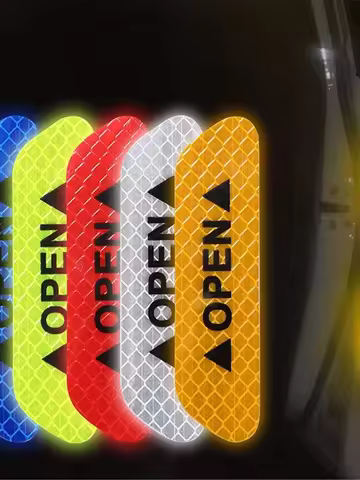 4PCS car Safety Reflective Strips for Jeep Cherokee 5 KL KK Commander Grand Cherokee 4 WK2 Car Acces