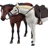 Figma Horse Body White / Brown Poseable Horse Model Action Figure Display Stand Anime Toy
