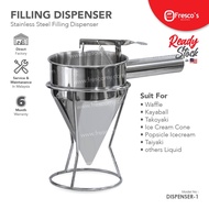 Fresco Dispenser Stainless Steel Dispenser Takoyaki Waffle Kayaball Dispenser