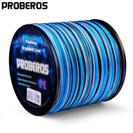 PROBERO 4&8 Braids Fishing Line 300-500-1000M Multifilament Weaves Line 10LB-100LB Smooth Wired PE L