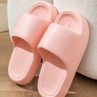 QiaoYiLuo รองเท้าแตะรองเท้าแตะ EVA กันลื่นและกันกลิ่นอาบน้ำในห้องน้ำใหม่สำหรับใช้ในครัวเรือน
