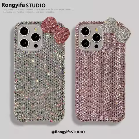 Luxury Diamond Bling Phone Case For Realme GT7 GT6 GT 6T Note 60 50 GT5 GT2 Pro GT Neo 7X 7 6 5 SE 3