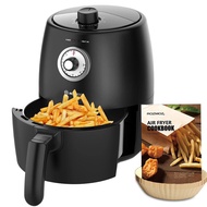 Mini Small Air Fryer, Compact 2 Quart Air Fryer Temp/Time Dial Control With Air Fryer Cookbook &amp; 50Pcs Paper Liner