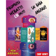 10PCS/1Packet SAI BABA Design Deepavali/Diwali 2024 Money pocket/Angpau/Angpow/Angpao/Red packet /EX