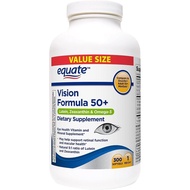 Equate Vision Formula 50+ Lutein, Zeaxanthin & Omega-3, 300 Softgels