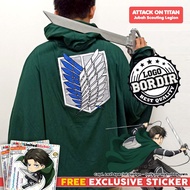 Attack On Titan AOT Shingeki no Kyojin SNK Scouting Legion Survey Corp Military Premium Embroidery R