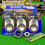 NLK PERFORMANCE RACING CAMSHAFT BEARING SET YAMAHA Y15ZR Y16ZR LC135 LCV8 NVX155 C3 6001 6906