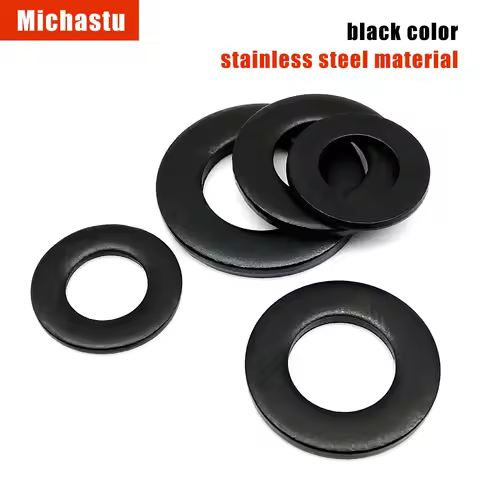 10/20/25/50/100X M1.6 M2 M2.5 M3 M3.5 M4 M5 M6 M8 M10 M12 GB97 DIN125 Black 304 A2 Stainless Steel F